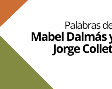 Reconocimiento público al trabajo de Jorge Collet y Mabel Dalmás