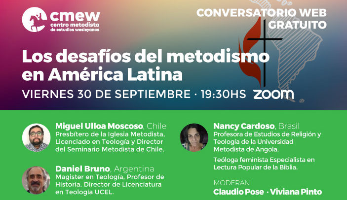 Los desafíos del metodismo en América Latina – Conversatorio web gratuito