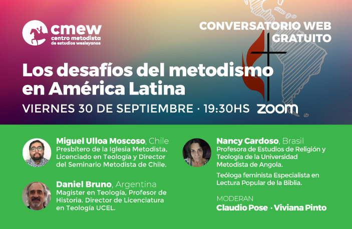Los desafíos del metodismo en América Latina - Conversatorio web gratuito