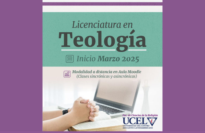 Licenciatura en Teología: Inscripción abierta 2025