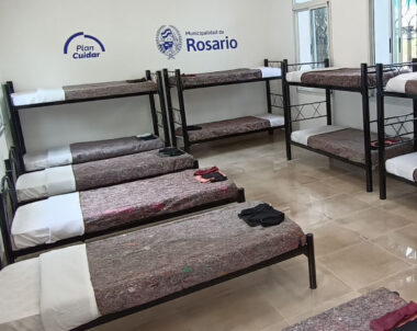 Inauguración de refugio en Rosario