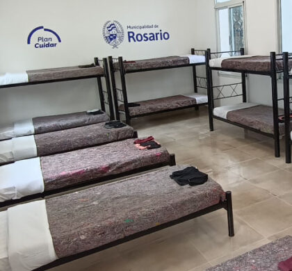 Inauguración de refugio en Rosario