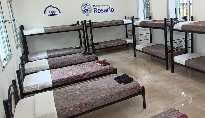 Inauguración de refugio en Rosario
