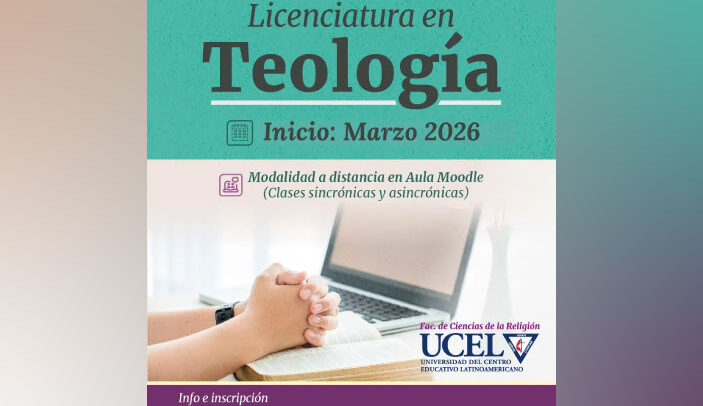 Licenciatura en Teología: Inscripción abierta 2026