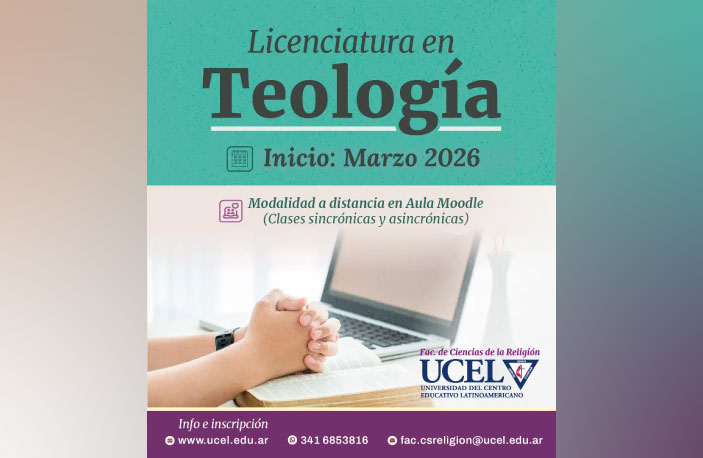 Licenciatura en Teología: Inscripción abierta 2026