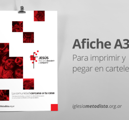 Afiche «Jesús, vida para descubrir y compartir»