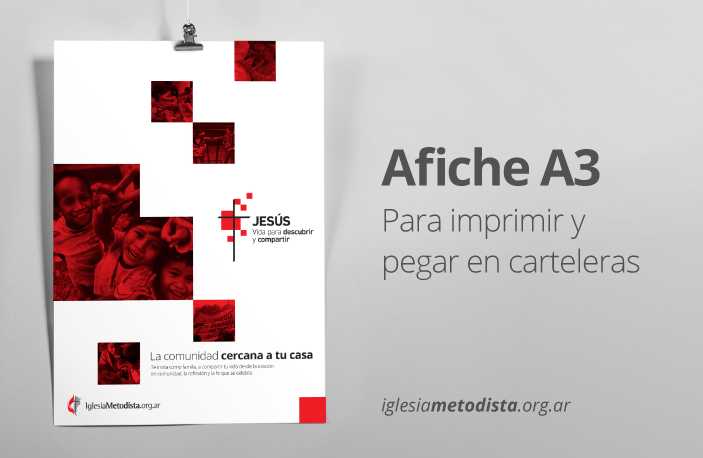 Afiche «Jesús, vida para descubrir y compartir»